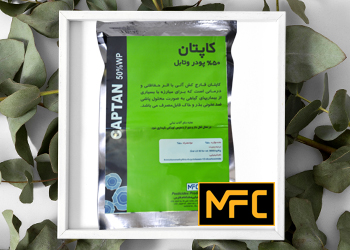 کاپتان پودر قارچ کش سیستمیک با اثر حفاظتی و درمانی برای کنترل طیف وسیع از بیماری های گیاهی